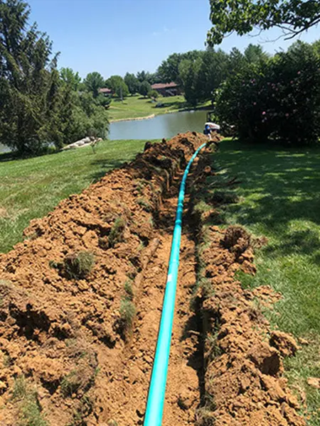 new drain trenching edwardsville il